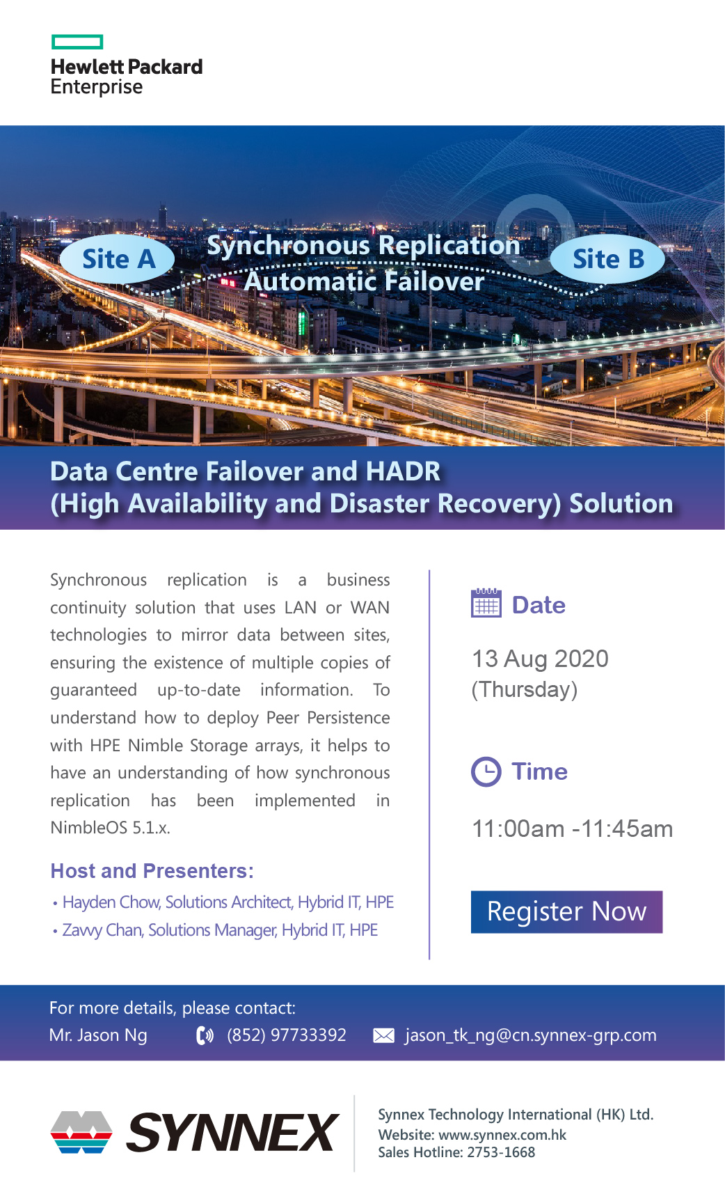 Data Centre Failover and HADR Solution Webinar Playback